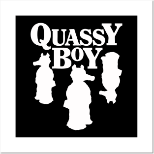 Quassy Boy - White Posters and Art